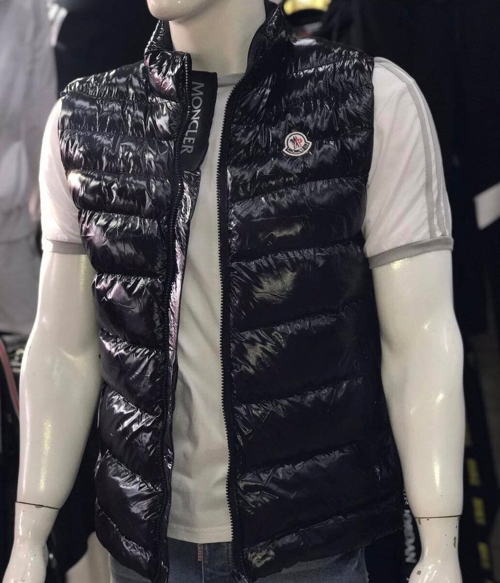 Moncler Fekete Fényes Mellény